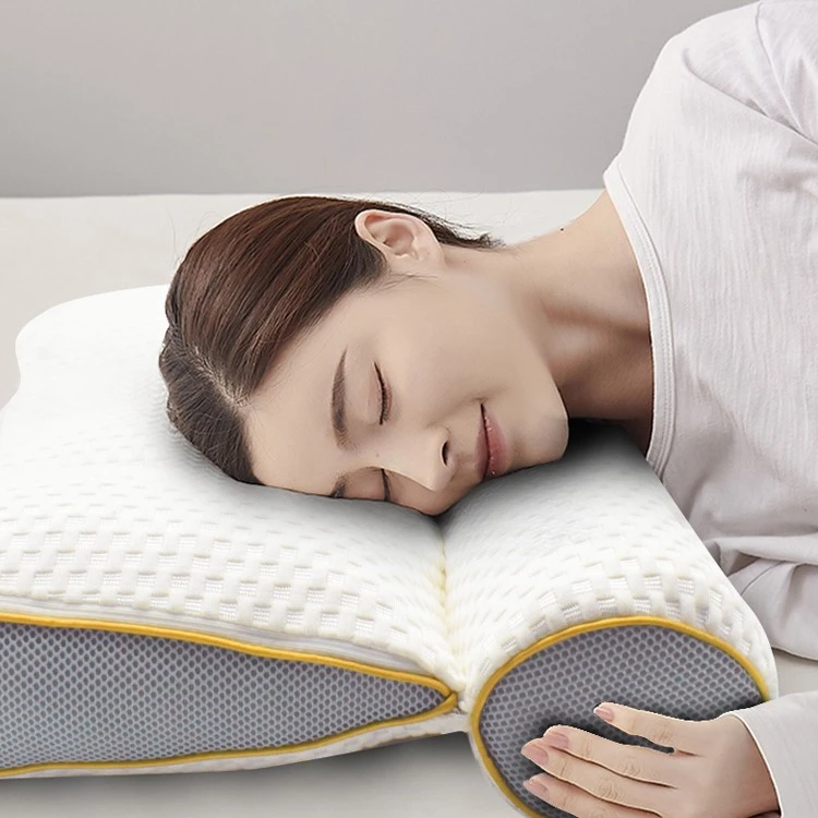 Partitioned sleep pillow